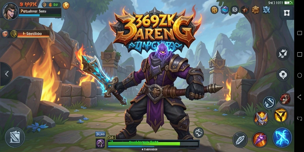 Screenshot gameplay 369ZK menampilkan pertempuran epik dalam dunia ARPG.