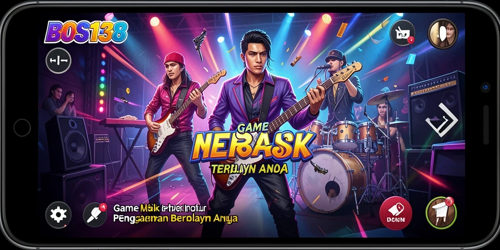 Screenshot gameplay BOS138 menunjukkan aksi seru dalam bermain musik.