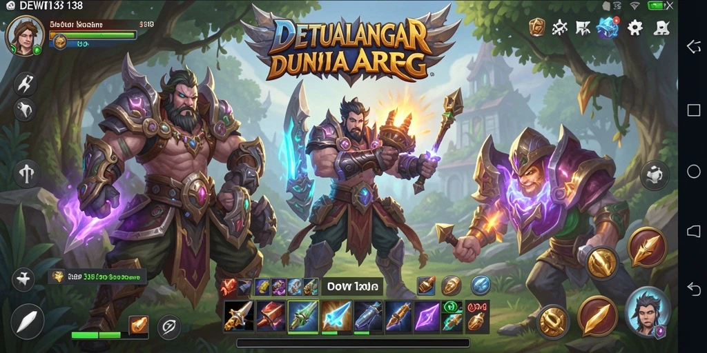 Tangkapan layar DEWI138 menampilkan aksi pertarungan mendebarkan dalam gameplay ARPG.