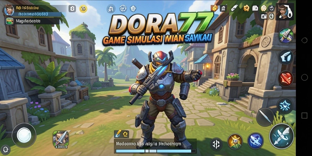 Screenshot gameplay menunjukkan pengalaman simulasi yang mendalam dan realistis.