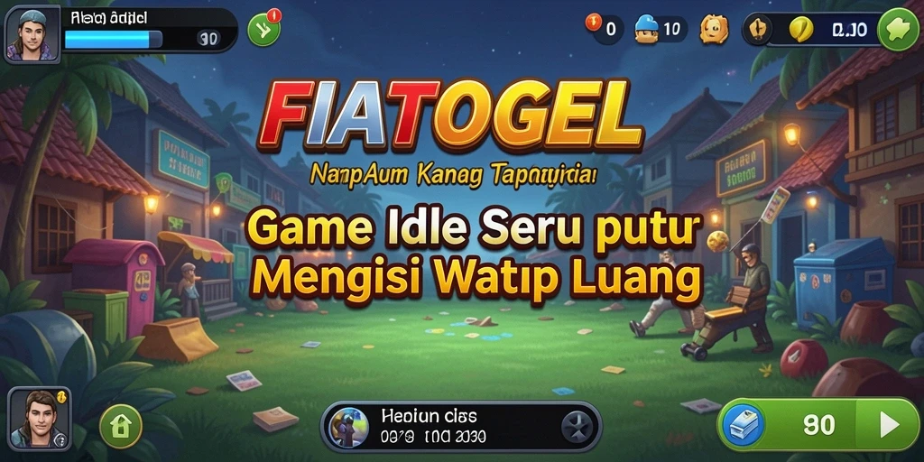 Screenshot gameplay FIATOGEL menampilkan mekanisme Idle yang menarik.