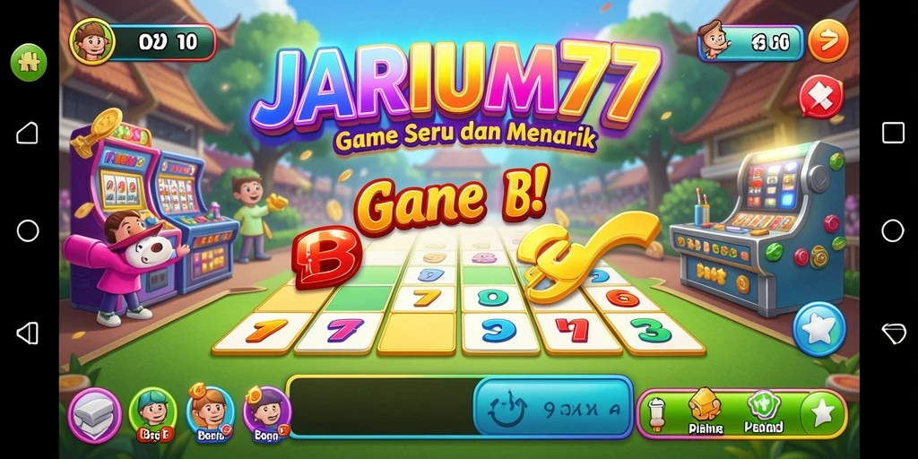 Tampilan gameplay seru dari JARUM77 dengan interaksi Bingo yang menarik.