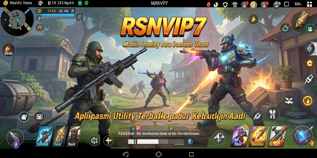 Tampilan antarmuka RSNVIP7 yang memudahkan pengguna.