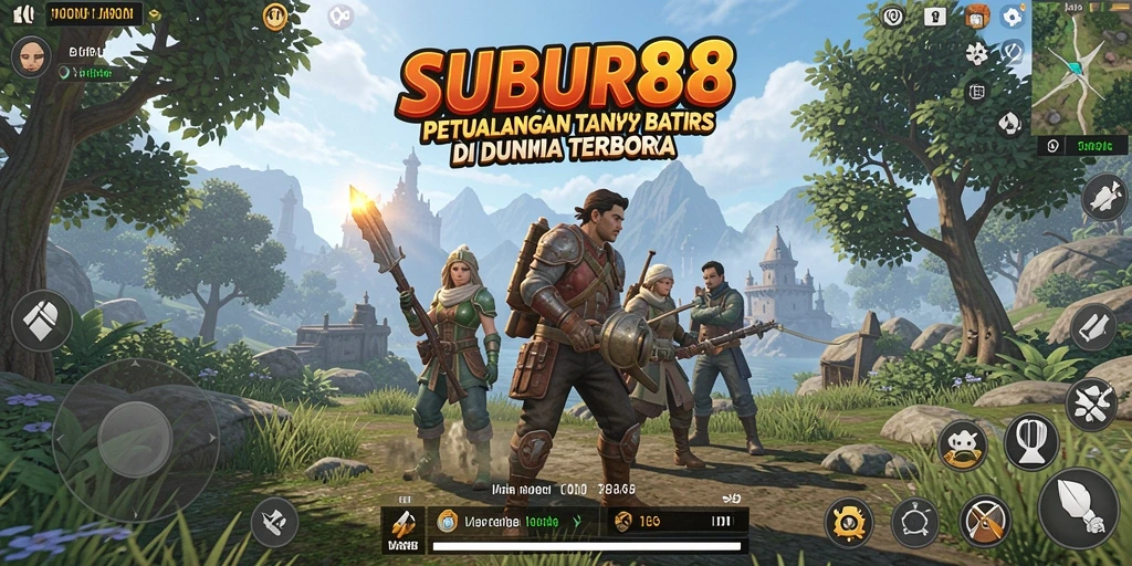 Tampilan gameplay SUBUR88 yang menakjubkan di dunia terbuka.