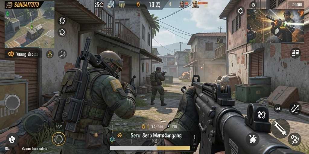 Tampilan gameplay SUNGAITOTO yang intens dan seru.