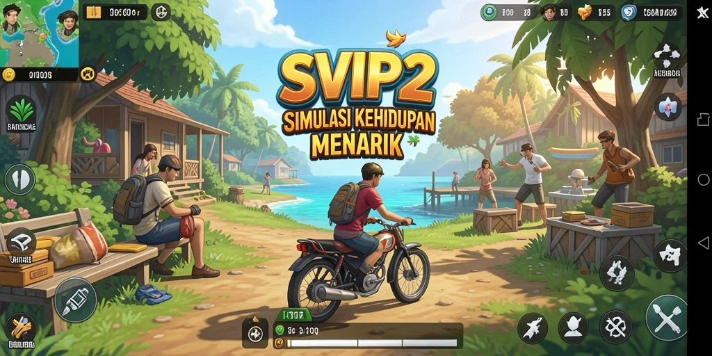 Tampilan gameplay menarik dari game simulasi SVIP2.