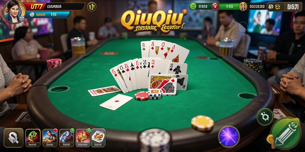 Tampilan gameplay QiuQiu yang mengasyikkan di UT77.