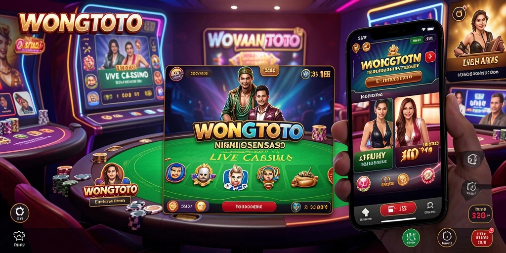 Tampilan gameplay WONGTOTO yang memukau dengan dealer langsung.